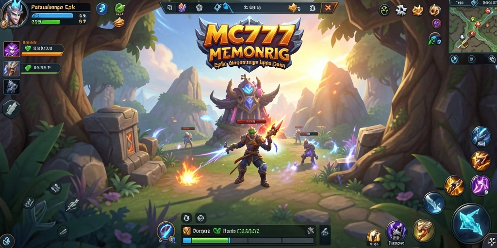 Screenshot gameplay yang menampilkan petualangan seru dalam MMORPG.