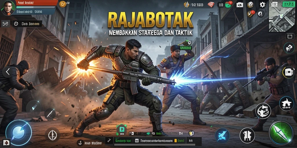 Tampilan gameplay RAJABOTAK yang menegangkan dan menarik perhatian.